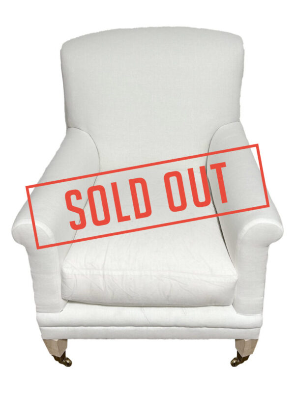 LQ- SCROLLED BACK ARM CHAIR
