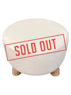 LQ - ROUND OTTOMAN ON HOOFS