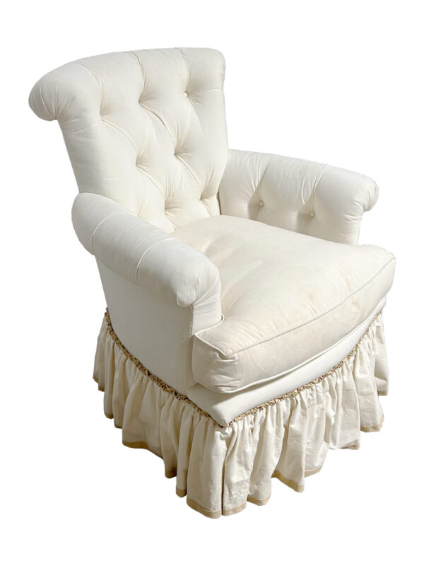 LQ- ANTIQUE STYLE SKIRT CHAIR - Image 2