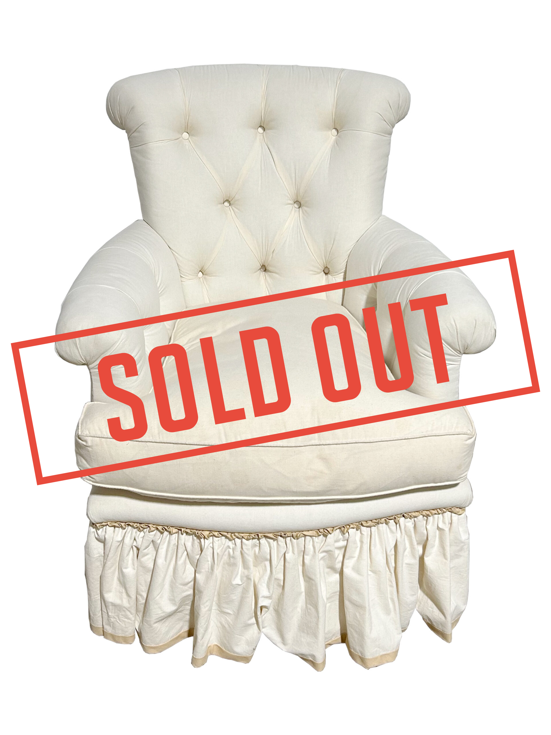 LQ- ANTIQUE STYLE SKIRT CHAIR