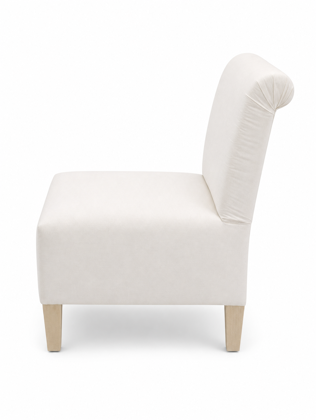 Scrolled Back Slipper Chair - Image 4
