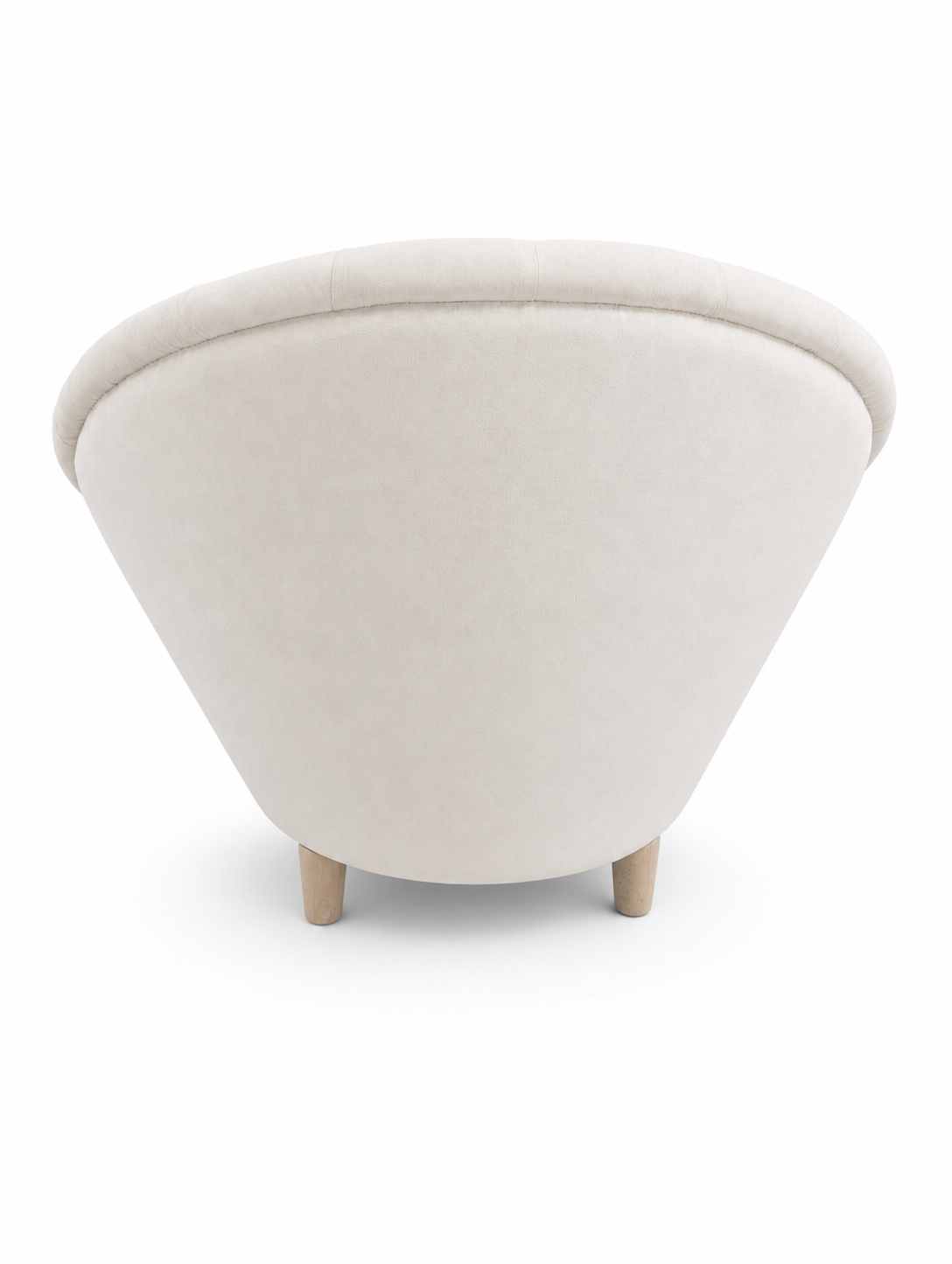 Single Seater Round Tufted Chair - Image 3