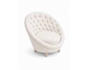 Single Seater Round Tufted Chair