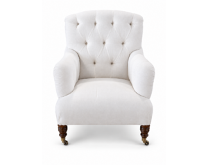 English Rolled Arm Chair - front view