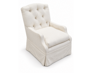 Q1050 tufted upholstered chair - front angle