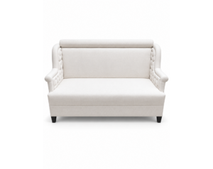 Inset and Bolster Back Banquette - front view