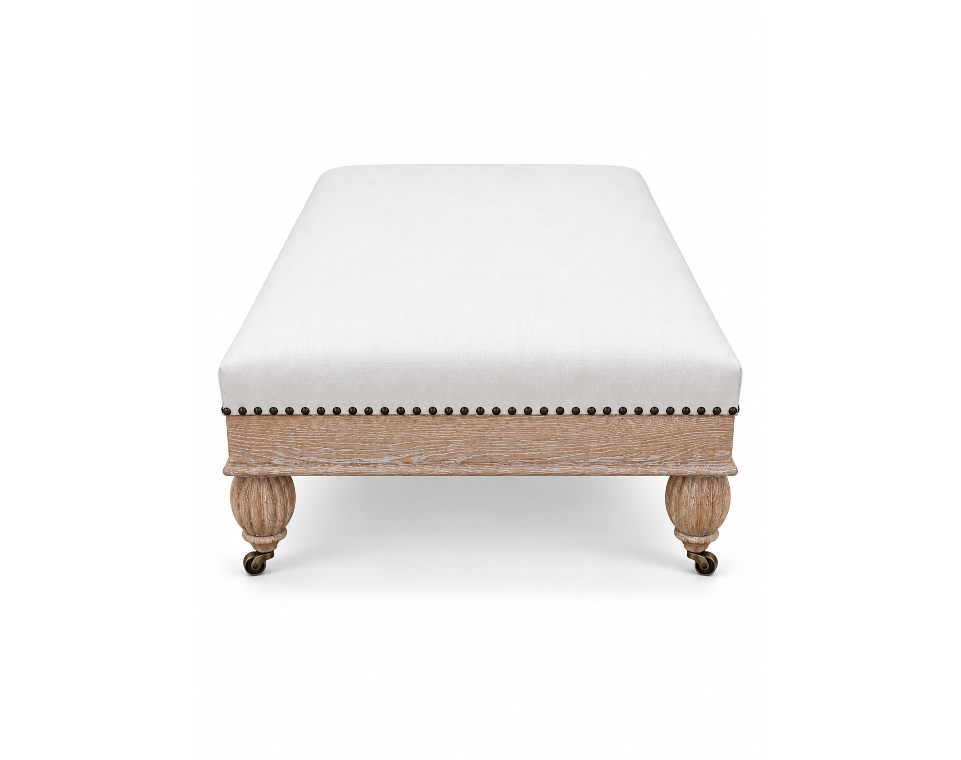 Storage Ottoman - end view